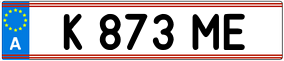 Truck License Plate